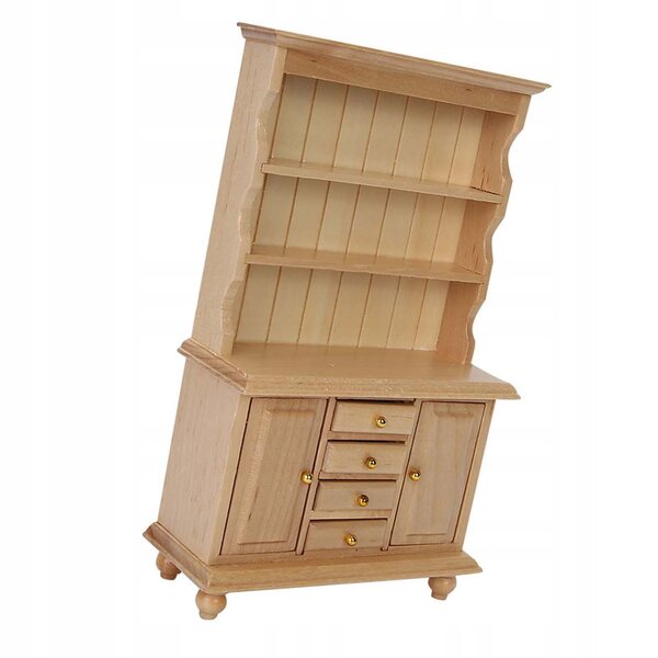1:12 Holzmöbel für Puppenhaus – Dreischichtiger Schrank