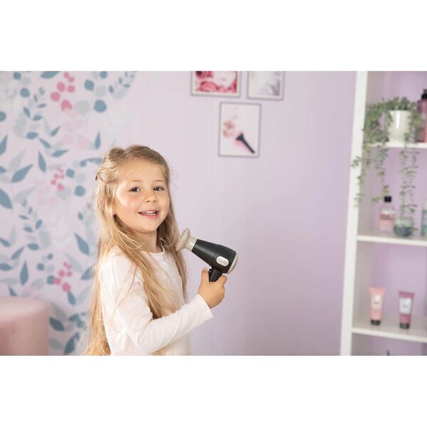 Friseurset für Kinder mit Haartrockner, Lichtern, Geräuschen und realistischem Zubehör