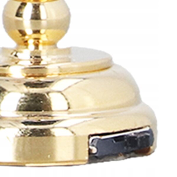 Lampada da Terra Miniatura 1:12 per Case di Bambole con Luce Vintage a Batteria