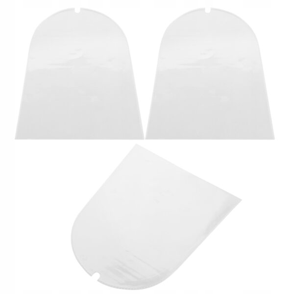 3 Stück wasserdichte transparente Puppenschutzhüllen aus PVC