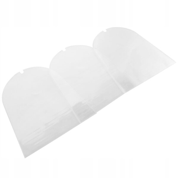 3 Stück wasserdichte transparente Puppenschutzhüllen aus PVC