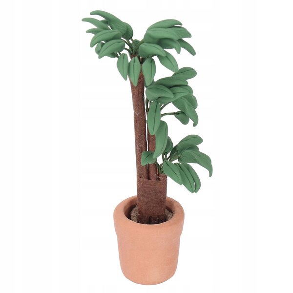 Miniatura pianta in scala 1:12 per casa delle bambole, decorazione realistica