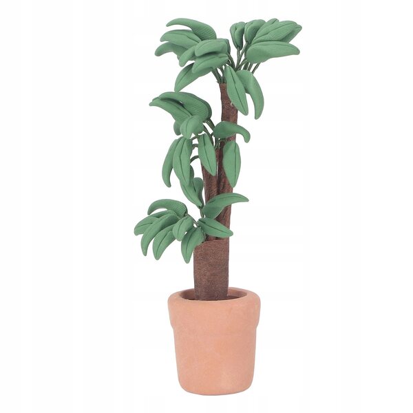 Miniatura pianta in scala 1:12 per casa delle bambole, decorazione realistica