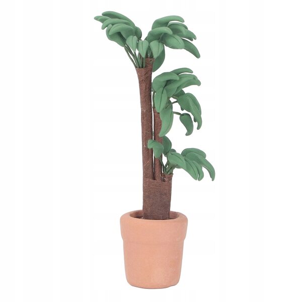 Miniatura pianta in scala 1:12 per casa delle bambole, decorazione realistica