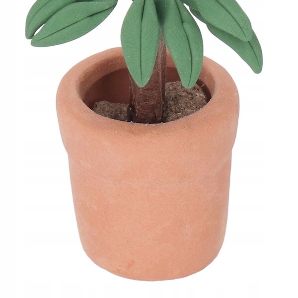 Miniatura pianta in scala 1:12 per casa delle bambole, decorazione realistica