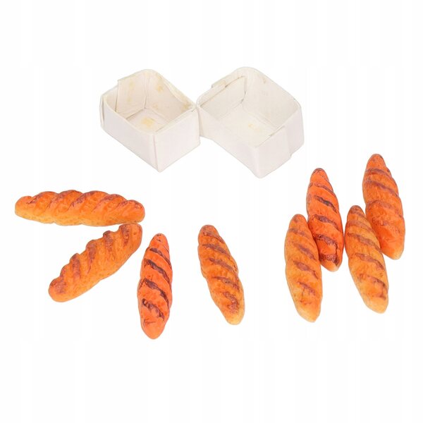 Set 40 Miniature di Pane Realistico in Resina per Case delle Bambole