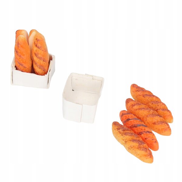 Set 40 Miniature di Pane Realistico in Resina per Case delle Bambole