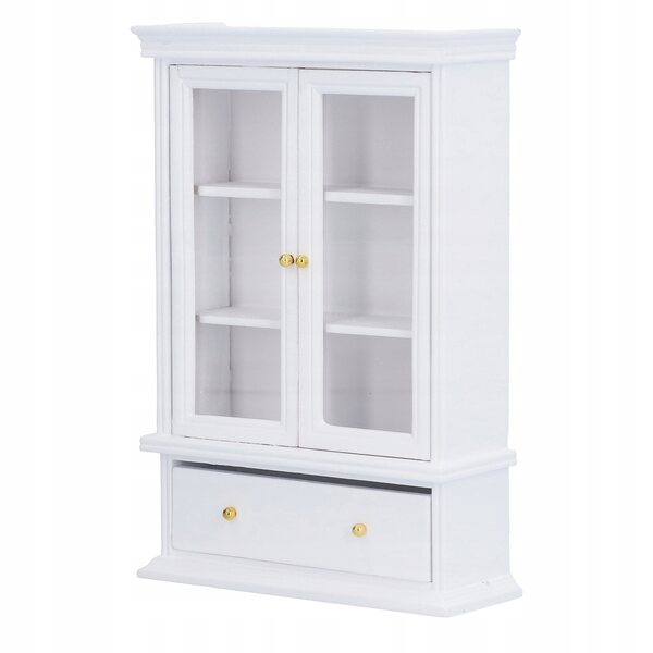 Maßstab 1:12 Puppenhaus Holzmöbel Miniatur Dekoschrank