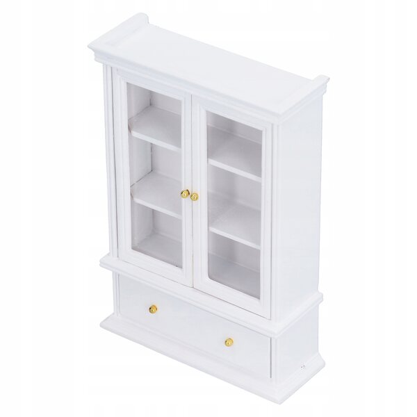 Maßstab 1:12 Puppenhaus Holzmöbel Miniatur Dekoschrank