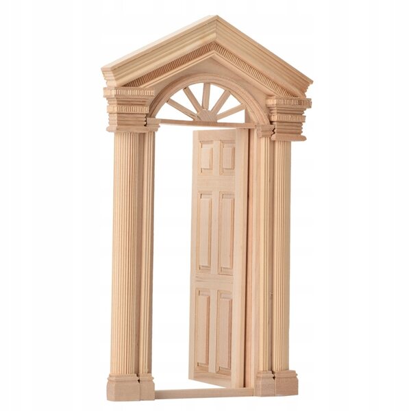1:12 Miniaturhaus aus Holz für Puppenzubehör und DIY-Dekorationen