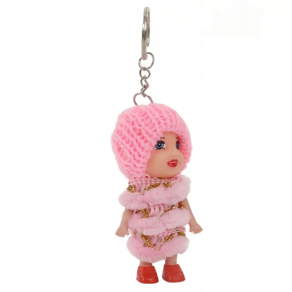 Set di 12 portachiavi mini bambola: adorabili piccoli portachiavi per borse e chiavi