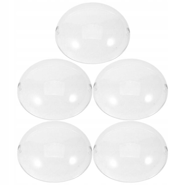 5 transparente Acryl-Schutzmasken für Puppen – tragbare Hüllen