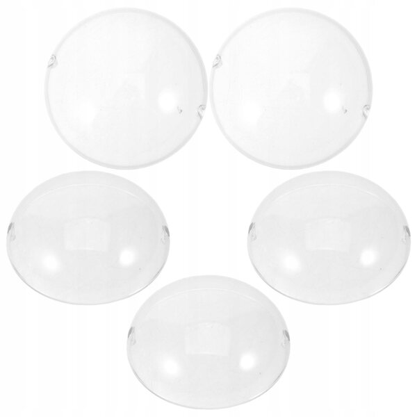 5 transparente Acryl-Schutzmasken für Puppen – tragbare Hüllen