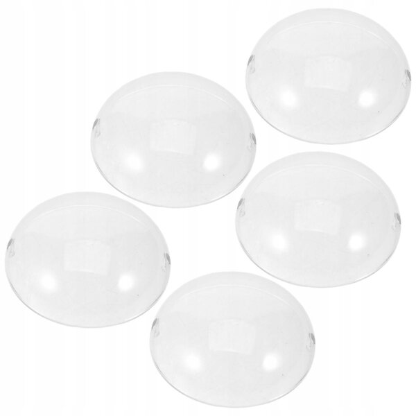 5 transparente Acryl-Schutzmasken für Puppen – tragbare Hüllen