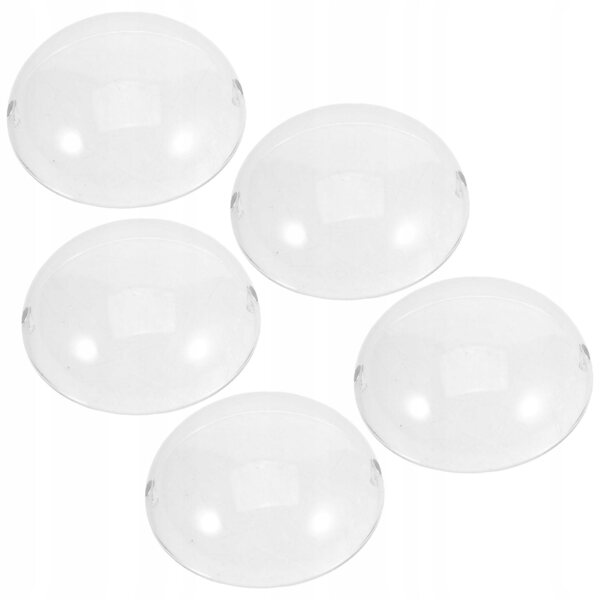 5 transparente Acryl-Schutzmasken für Puppen – tragbare Hüllen