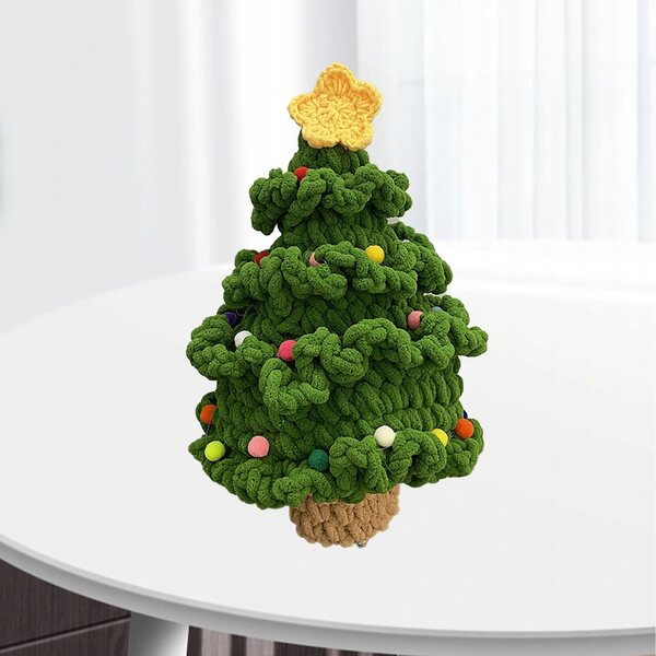 Komplettset zur Herstellung einer gehäkelten Weihnachtsdekoration für Anfänger