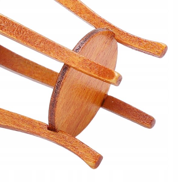 Mini modello stoca in legno di betulla per casa delle bambole 1:12
