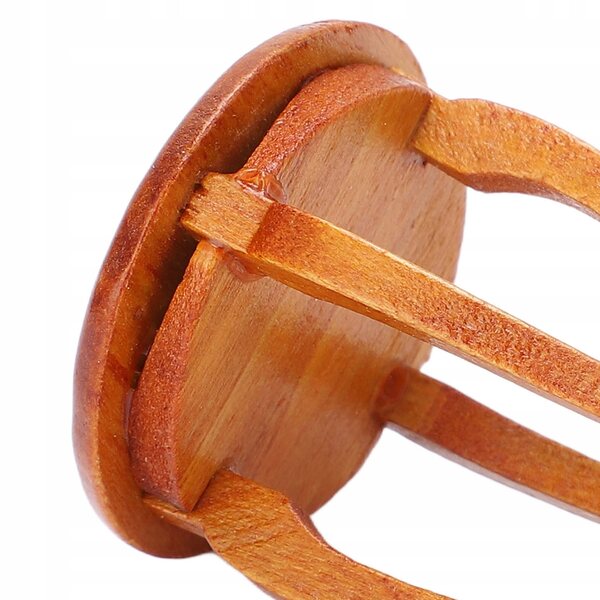 Mini modello stoca in legno di betulla per casa delle bambole 1:12
