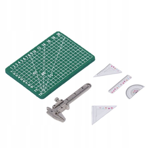 Miniature clamp per dollhouse 1:12 set accessori realistici in plastica e metallo
