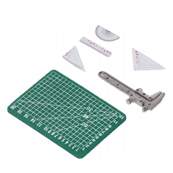 Miniature clamp per dollhouse 1:12 set accessori realistici in plastica e metallo