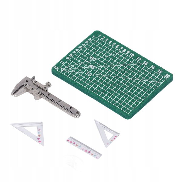 Miniature clamp per dollhouse 1:12 set accessori realistici in plastica e metallo