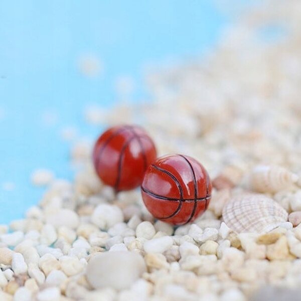 1:12 Miniatur-Basketballmodell für Puppenhaus, realistische Dekoration und Spielzeug