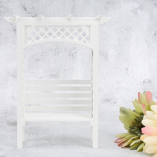 Miniature 1:12 sedia da giardino in legno per casa delle bambole, accessorio decorativo