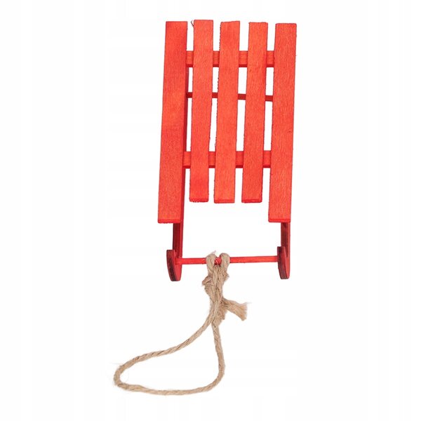 Miniature sghembe decorative in legno per casa delle bambole 12,5x4,4 cm