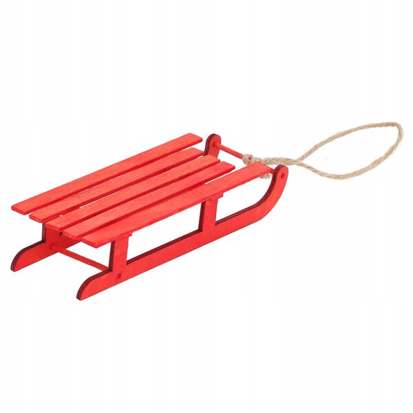 Miniature sghembe decorative in legno per casa delle bambole 12,5x4,4 cm