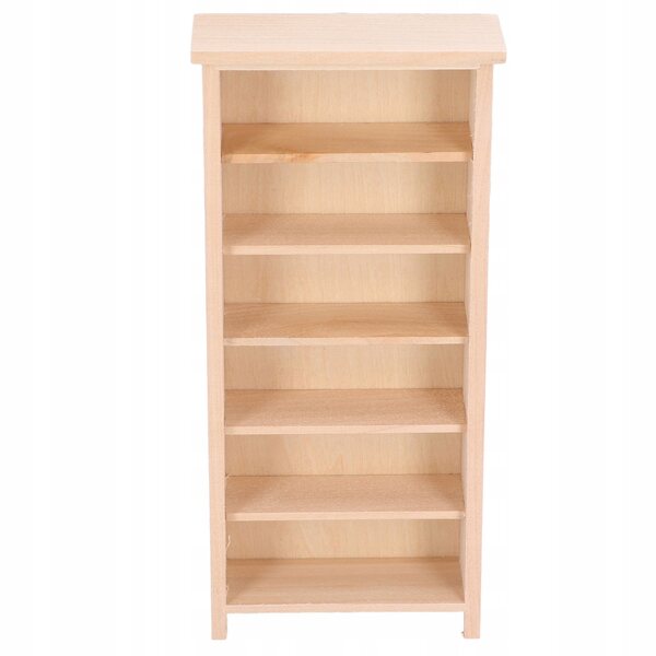 Libreria in miniatura 1:12 per Domček delle Bambole in Legno di Betulla Realistico