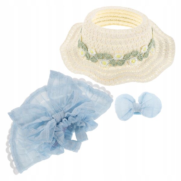 Kostümzubehör-Set für Puppen mit Rock und farbigen Minihüten