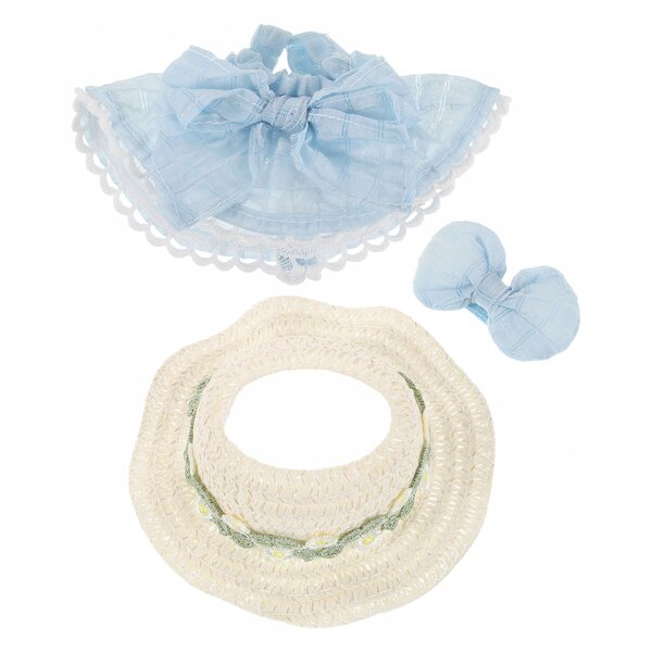 Kostümzubehör-Set für Puppen mit Rock und farbigen Minihüten