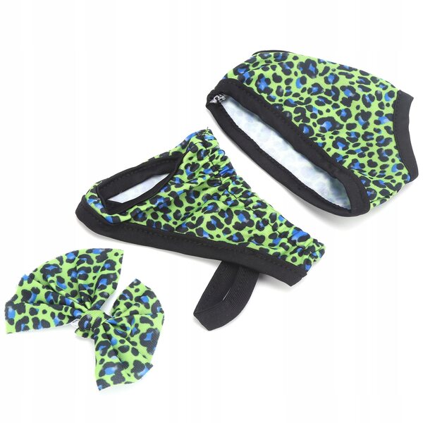 Badeanzüge mit Leopardenmuster für 18-Zoll-Puppen – Kleidung und Accessoires
