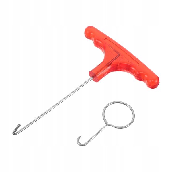 Set 2 utensili metallici per tensionare elastici e smontare teste di bambole