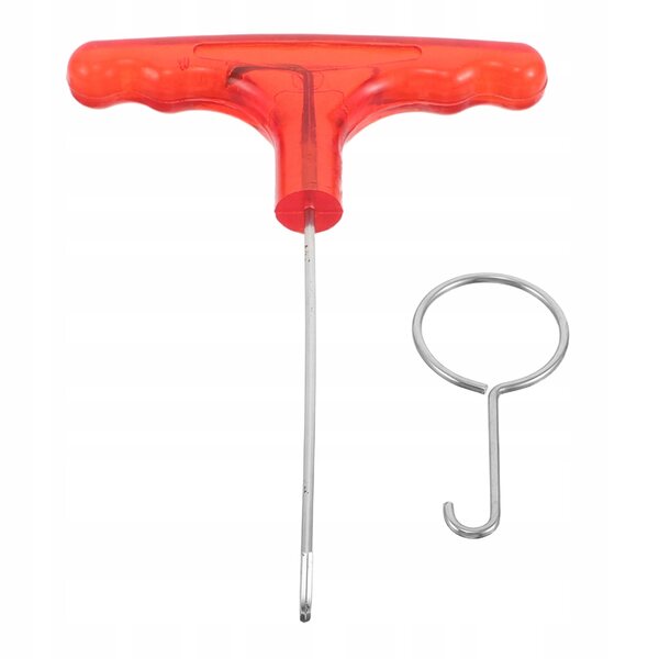 Set 2 utensili metallici per tensionare elastici e smontare teste di bambole