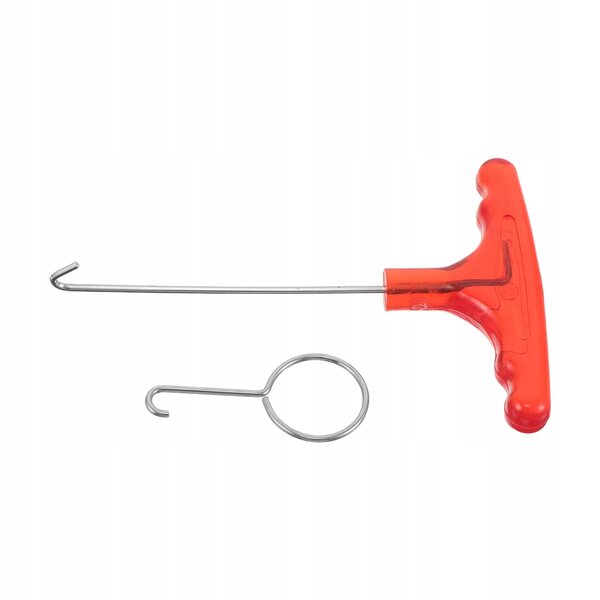 Set 2 utensili metallici per tensionare elastici e smontare teste di bambole