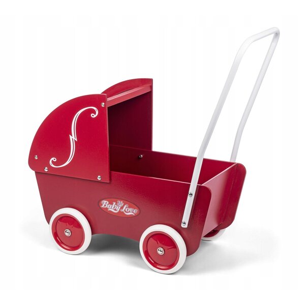 My Baby Red Doll Woodwagon - Bambola in Tessuto per Bambini 3+ Anni