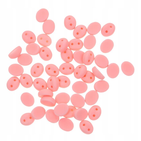 50 Stück rosa Harznasen für Puppen, DIY-Bastelzubehör