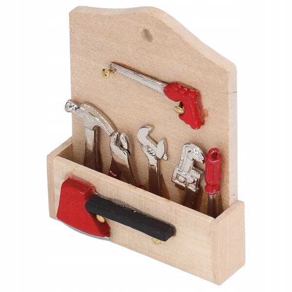 1:12 Miniaturwerkzeuge für Puppenhäuser, realistische und dekorative Details