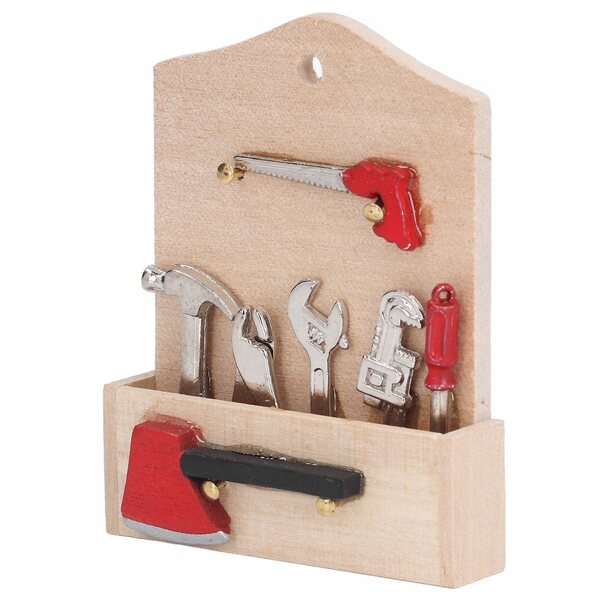 1:12 Miniaturwerkzeuge für Puppenhäuser, realistische und dekorative Details