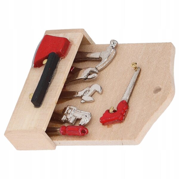 1:12 Miniaturwerkzeuge für Puppenhäuser, realistische und dekorative Details