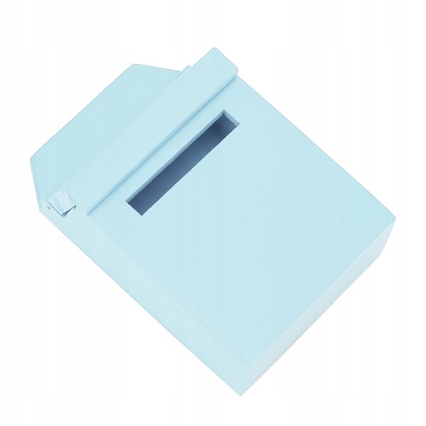1:12 Holzbriefkasten für Puppenhaus, farbenfroh und langlebig
