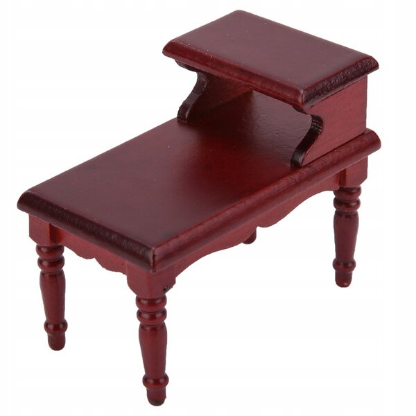Mini tavolino da tè in miniatura 1:12 per casa delle bambole - legno di qualità