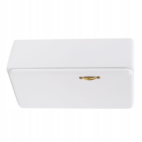 Mini frigorifero bianco 1:12 per casa delle bambole, accessorio cucina moderno
