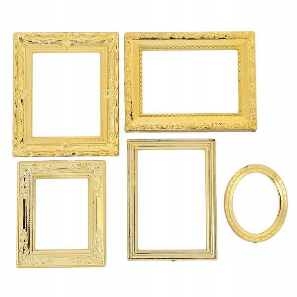 1:12 Miniatur-Spiegelrahmen im europäischen Vintage-Stil für Puppenhäuser