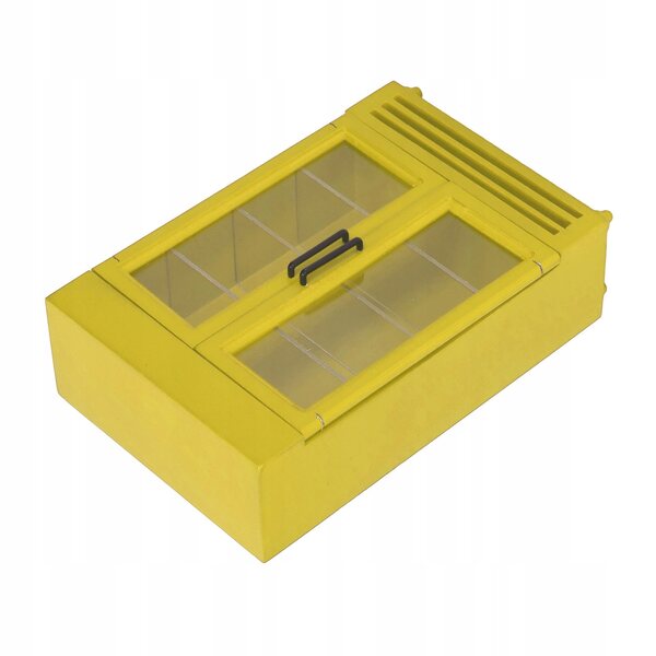 Mini frigorifero in legno per bambole portatile, accessorio per casa delle bambole 1:12