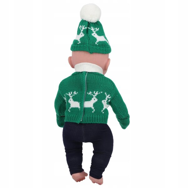 Weihnachtskleidung für 18-Zoll-Puppen: Pullover, Hosen und Mützen