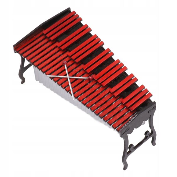 Miniatura Marimba Strumento Musicale Realistico per Casa delle Bambole