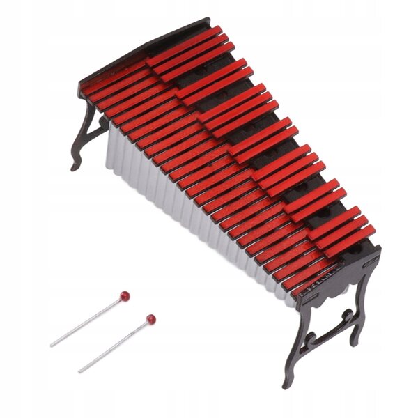 Miniatura Marimba Strumento Musicale Realistico per Casa delle Bambole