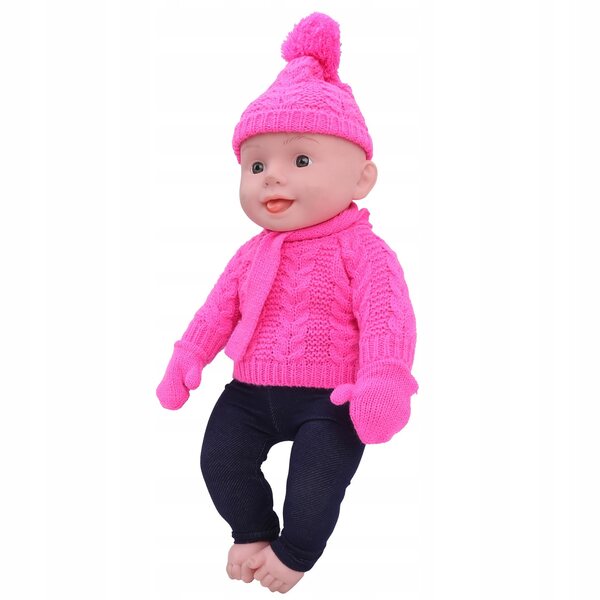 Puppenkleidung: sichere und farbenfrohe Pullover, Hosen, Mützen und Accessoires